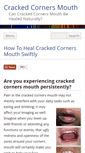 Mobile Screenshot of crackedcornersmouth.com